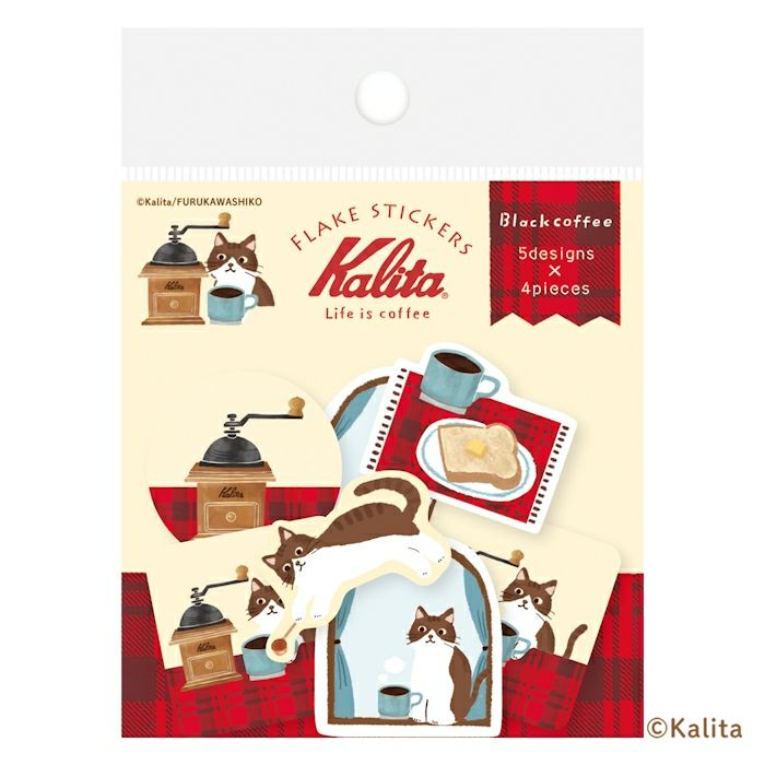 Furukawashiko x Kalita Flake Sticker - Black Coffee