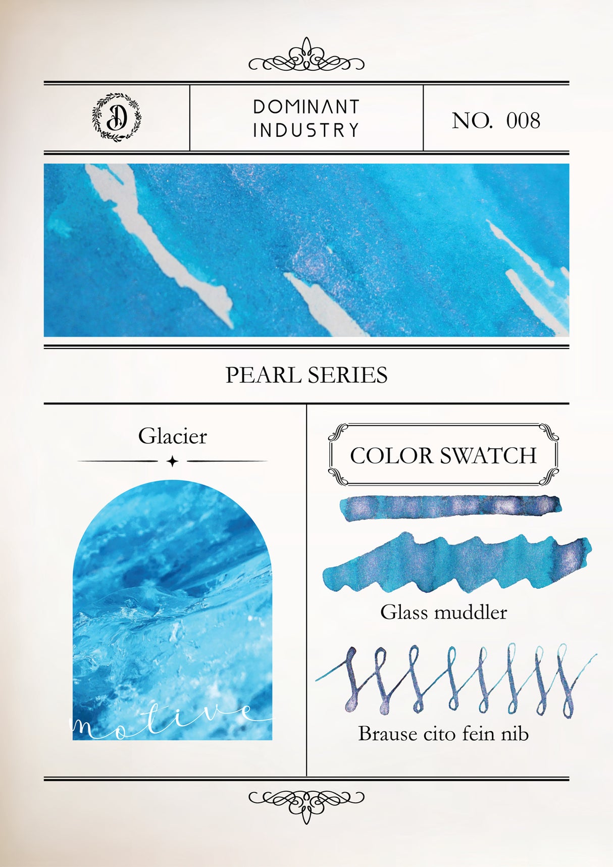 Dominant Industry Pearl Ink 25ml - Glacier