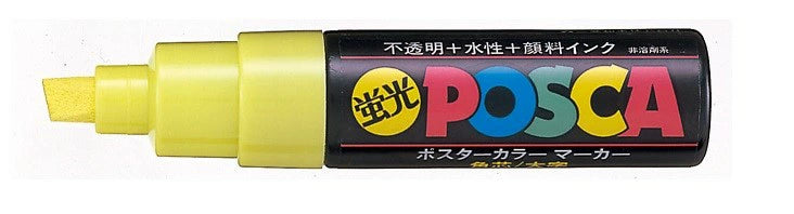 Marcadores Posca de punta gruesa de 8 quilates: juego de 8 colores