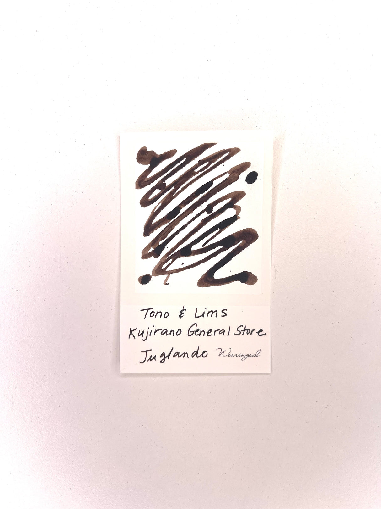 TONO & LIMS Ink - Kujirano General Store - JUGLANDO