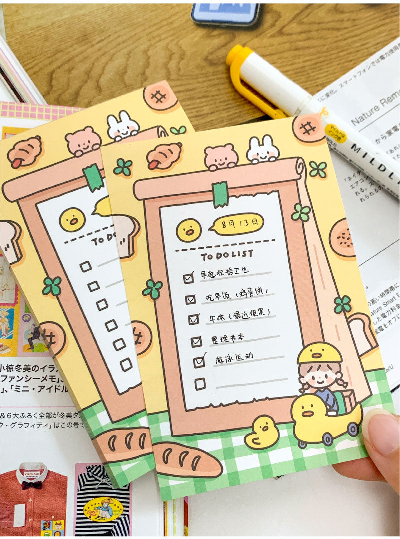 Molinta - Duck Bread A7 Memo Pad