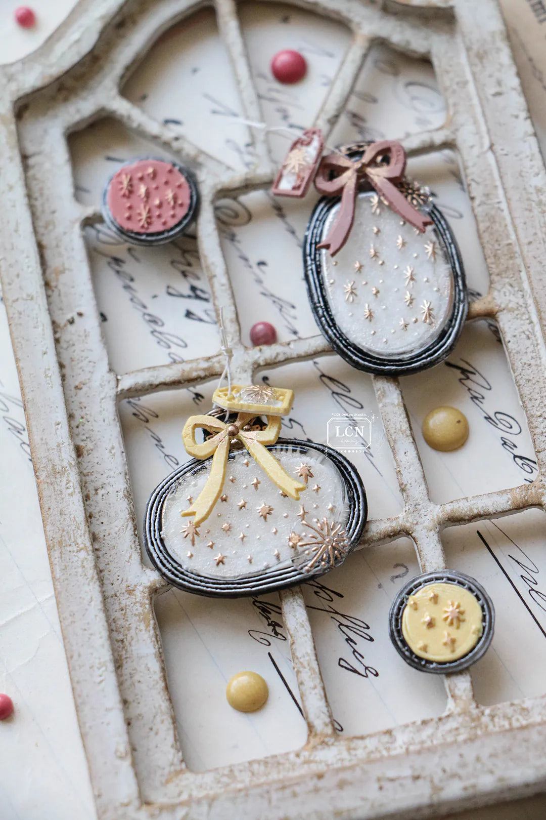 LCN Wax Seal Stamp Set - Embroidery Hoop Horizontal