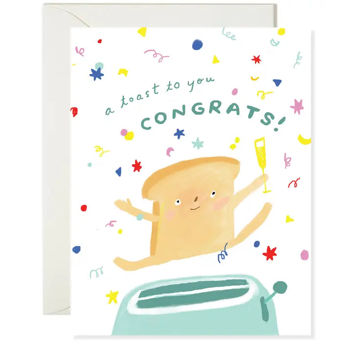 Karen Schipper - Toast Congrats Card
