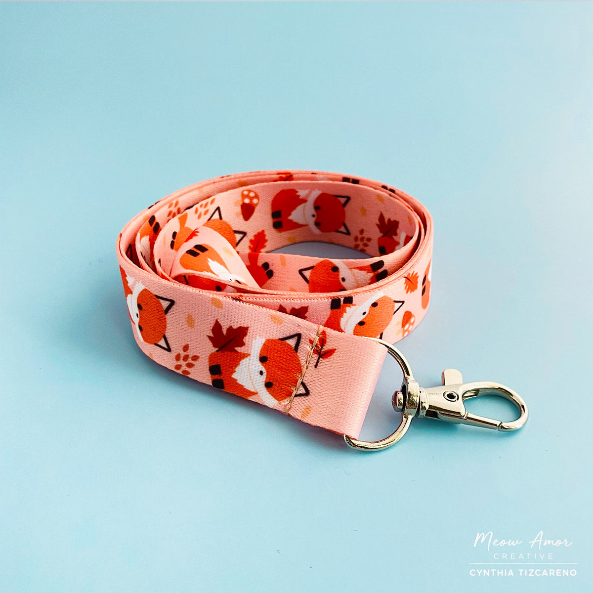 Meow Amor Creative - Fox Lanyard