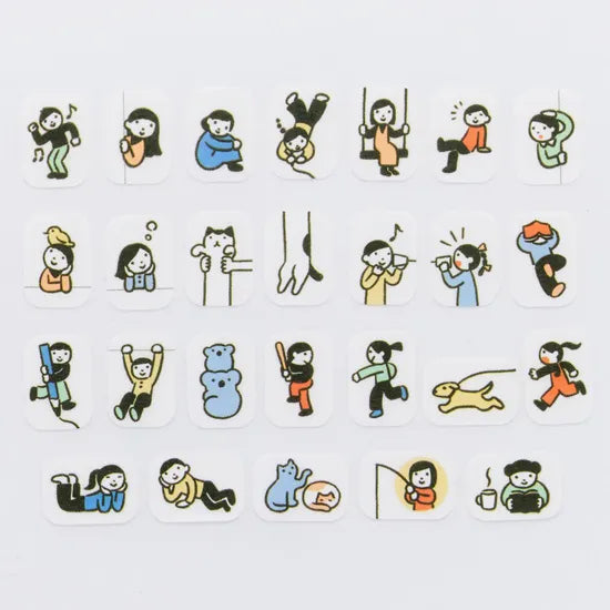 People Who Live In Notebooks 3 Washi Roll Sticker Bande