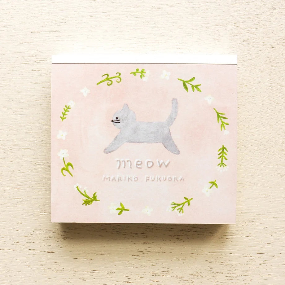 Mariko Fukuoka Meow Block Memo