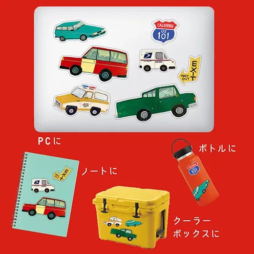 American Car Sticker Pack