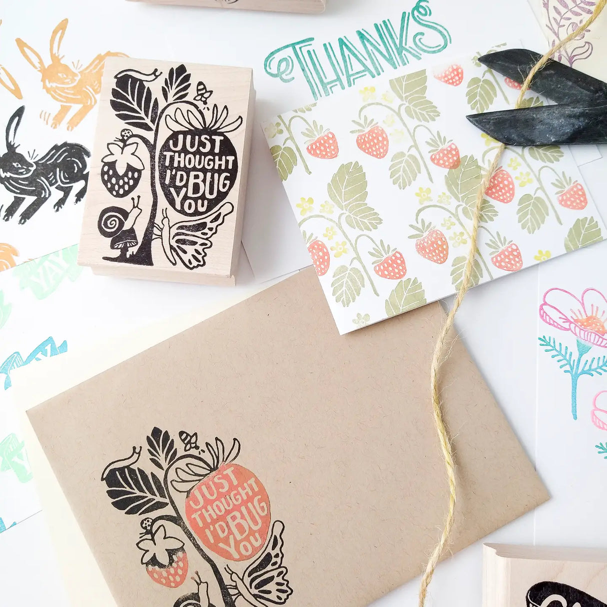 Just Thought I'd Bug You Rubber Stamp