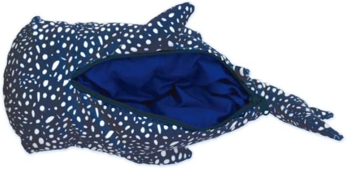 Estuche para lápices de peluche con forma de tiburón ballena