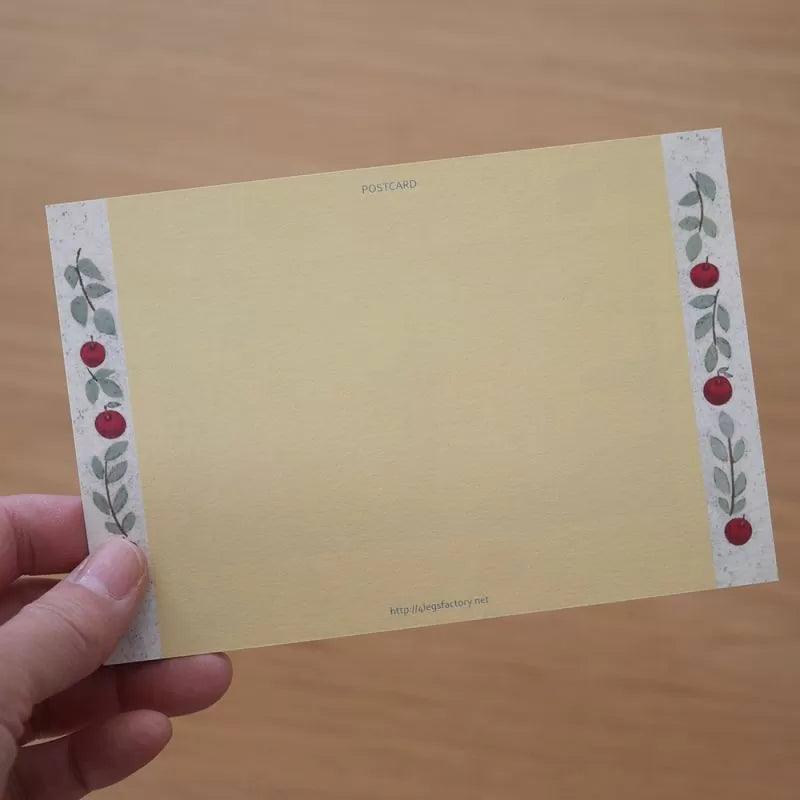 Size: 10cm x 14.8cm.
Double-sided full color.
Material: Paper (textured, slightly thick paper, ivory color)
The paper is environmentally friendly and contains over 30% non-wood bamboo pulp for a warm texture
Please note that the actual color may appear different on your computer or smartphone monitor.