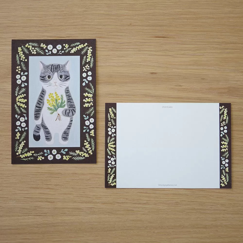 Size: 10cm x 14.8cm.
Double-sided full color.
Material: Paper (textured, slightly thick paper, ivory color)
The paper is environmentally friendly and contains over 30% non-wood bamboo pulp for a warm texture
Please note that the actual color may appear different on your computer or smartphone monitor.