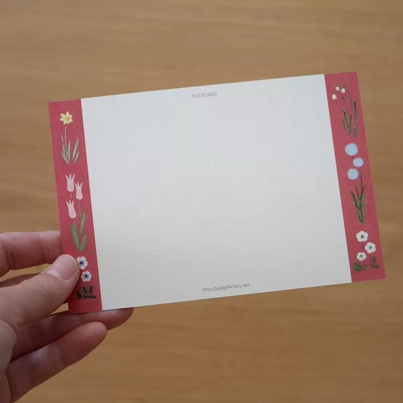 Size: 10cm x 14.8cm.
Double-sided full color.
Material: Paper (textured, slightly thick paper, ivory color)
The paper is environmentally friendly and contains over 30% non-wood bamboo pulp for a warm texture
Please note that the actual color may appear different on your computer or smartphone monitor.