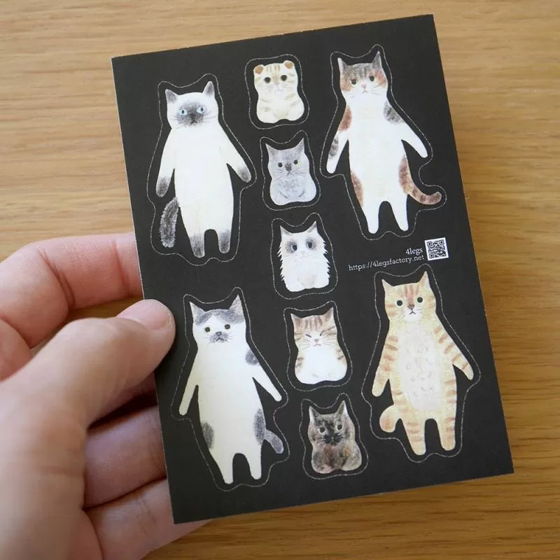 Bring charm and warmth to your letters with this adorable Cat Tsunagi letter set from 4legs. Featuring sweet, hand‑drawn watercolor cat illustrations this set adds a playful yet elegant touch to every note you send.
16 Pieces of A5 paper
4 Envelopes
1 Sticker sheet