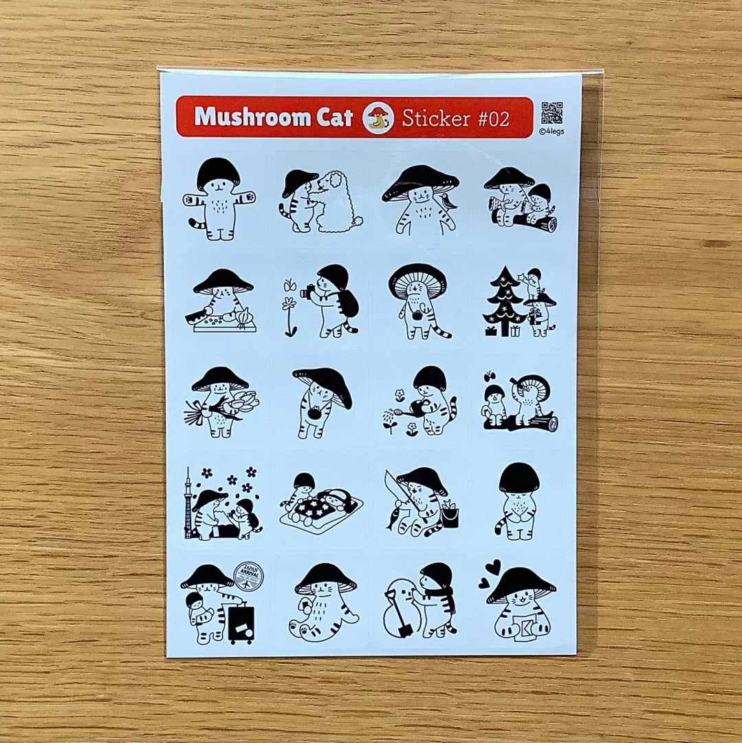 Featuring adorable illustrations inspired by the daily life of mushrooms, this sheet brings a cozy, storybook feel to all your creative projects. These sticker sheets feature 20 different designs! These designs add personality and charm to journals, planners, scrapbooks, and happy mail.
Size: approx. 3.75in x 4.75in
Contents: 1 sheet