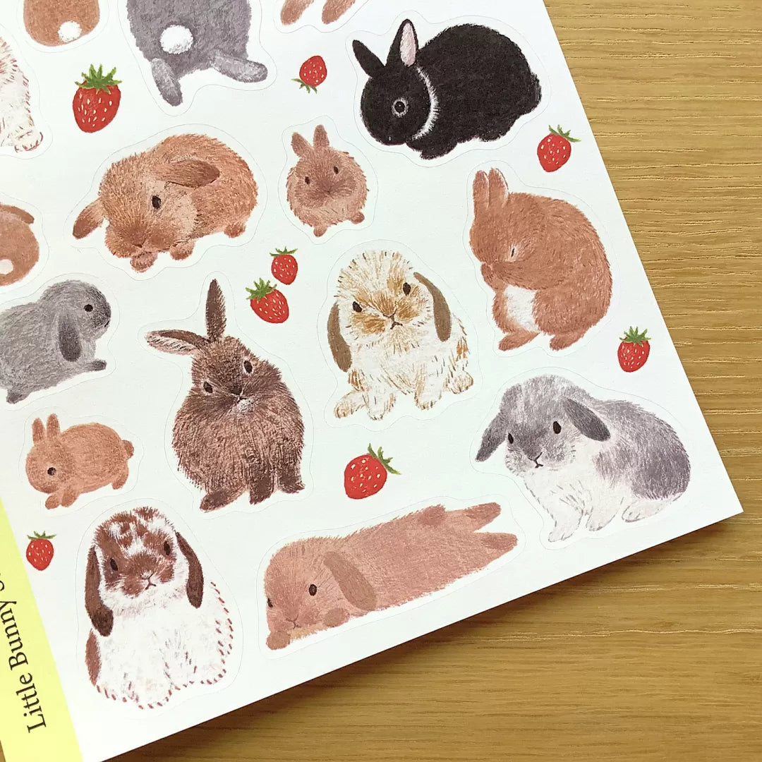 Featuring sweet rabbit illustrations and soft seasonal accents, this sheet adds a gentle, whimsical feel to journals, planners, cards, and happy mail.
Size: approx. 3.75in x 4.75in
Contents: 1 sheet