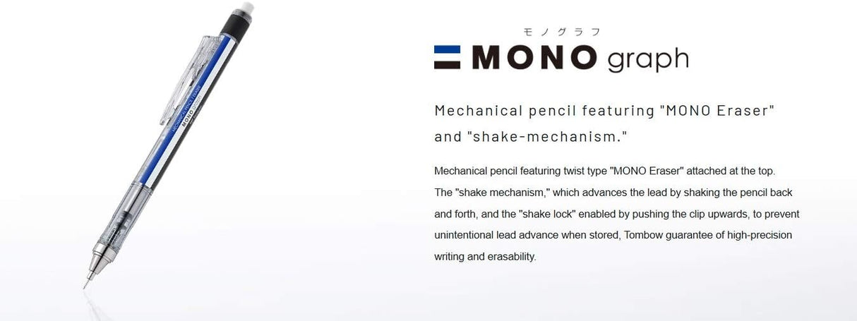 Tombow Mono Graph Mechanical Pencil - Neon Orange 0.5 mm
