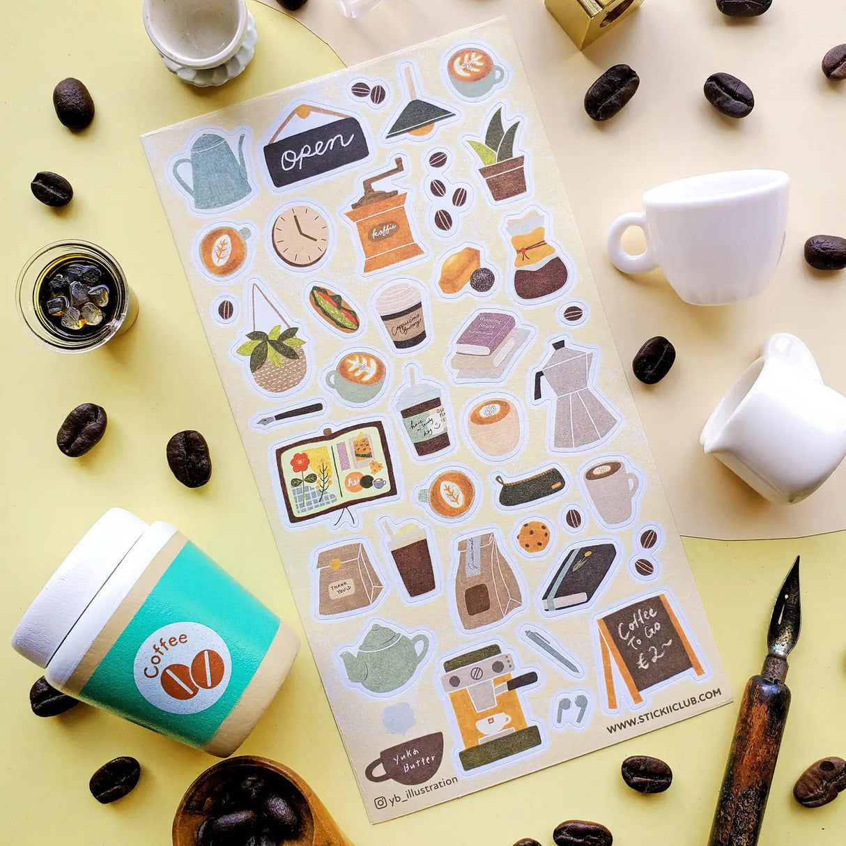 STICKII - Cafe Joy Sticker Sheet