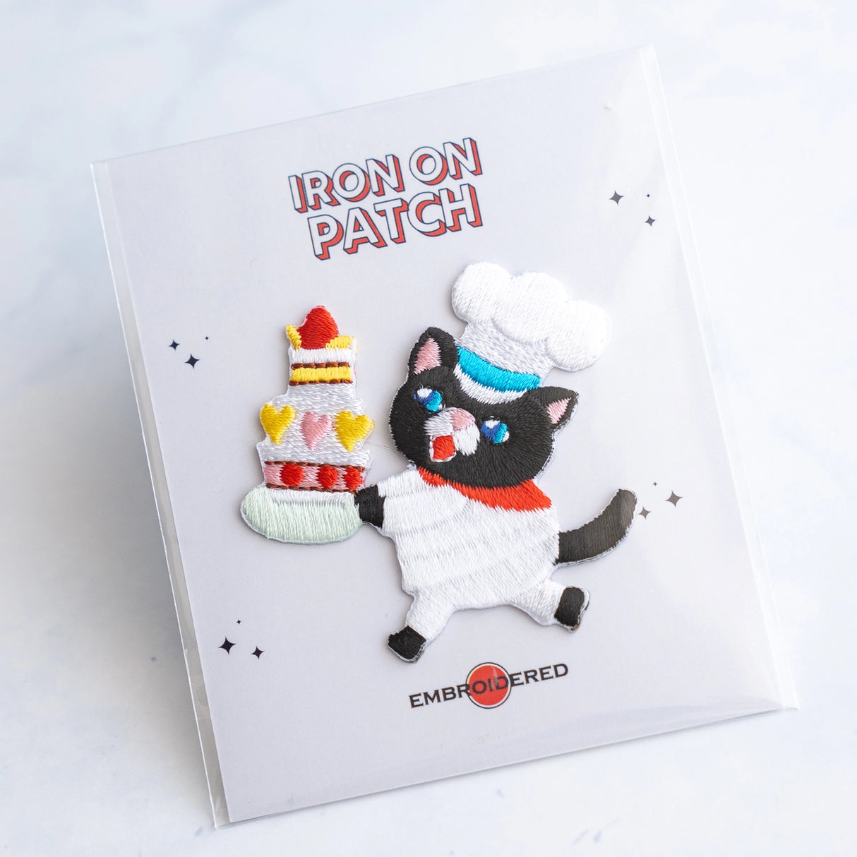 Baker Cat Iron-On Patch