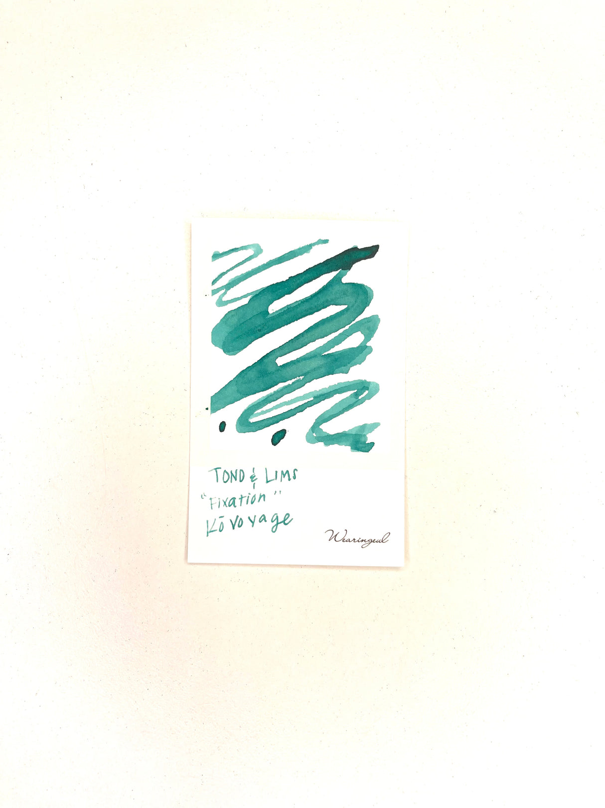 TONO & LIMS Ink - Fixation - 航 (Voyage)