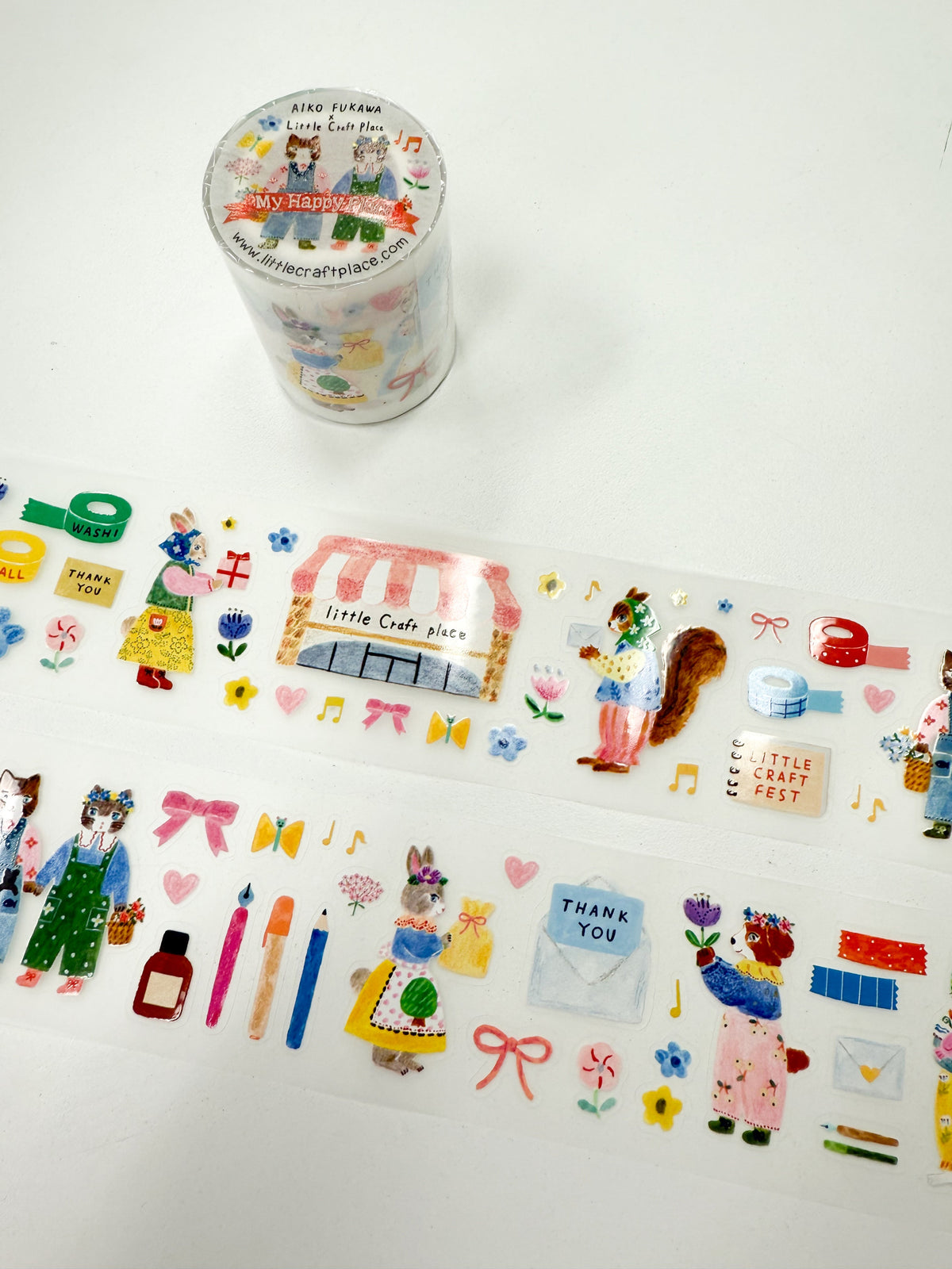 Aiko Fukawa x Little Craft Place Pre-cut PET Tape - My Happy Place