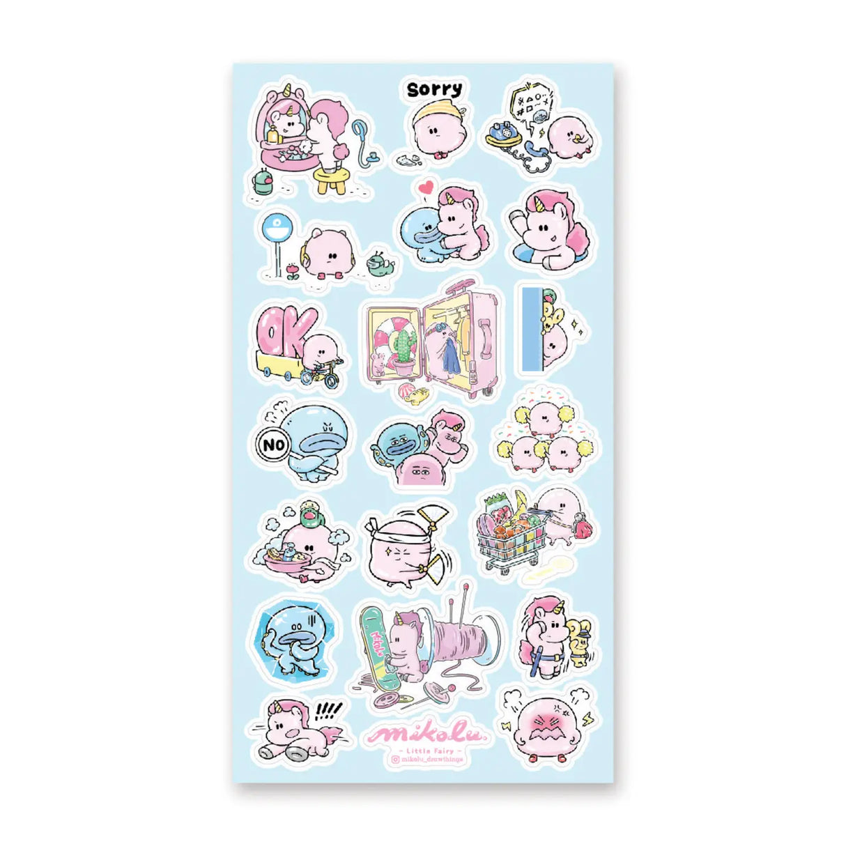 STICKII Unlikely Besties (#1) Sticker Sheet