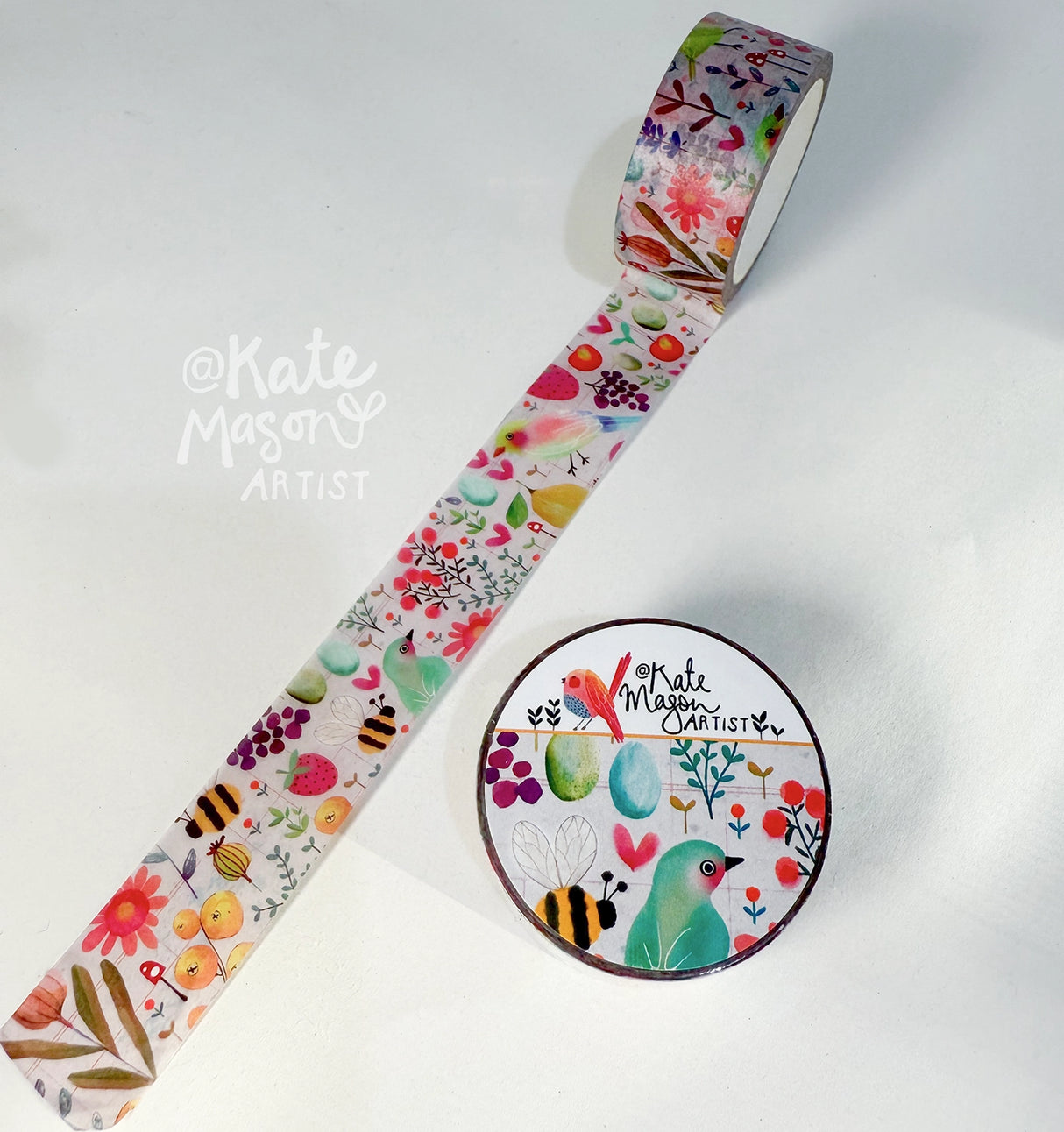 Kate Mason Artist - Garden Abundance Washi Tape