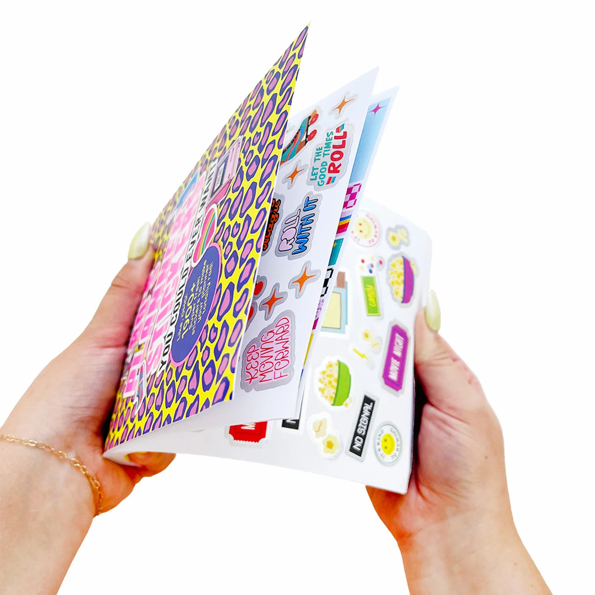 Revel in the glory day of 8-bit graphics and mall food courts with this MEGA HAUL of 80's-themed planner stickers.
With 30 of fun and FUNctional stickers, this book will help you embrace your inner 80's child to get organized, stay on top of your to-dos, and track your habit goals. The boadcious bright colors, nostalgic references, and super fresh patterns will have you mentally singing your favorite monster ballad as you plaster these stickers all over your planner, bullet journal, and notebooks!