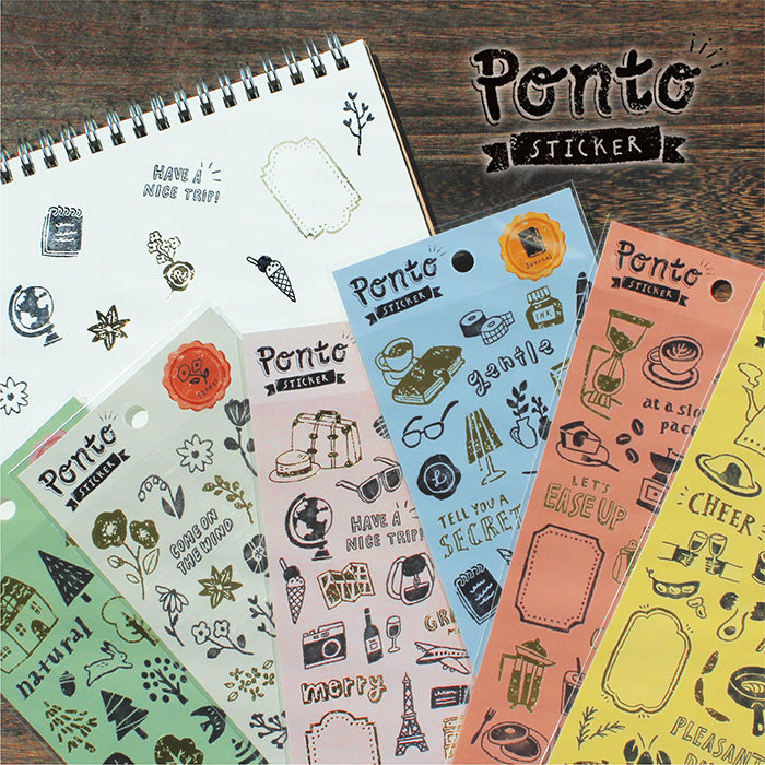 Pegatina Ponto Flor