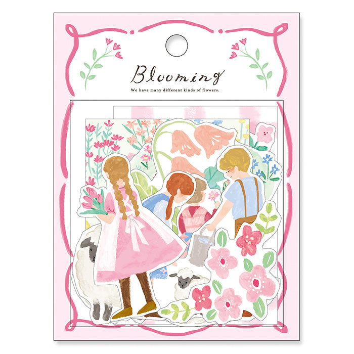 Blooming Flake Sticker Pink