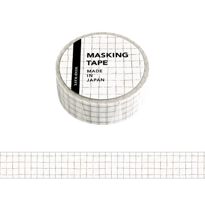 Cinta washi con estampado de cuadros escoceses, número 9