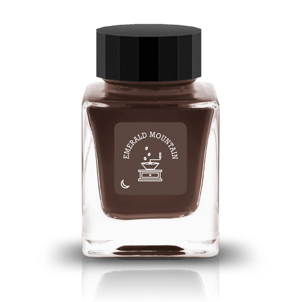 Emerald Mountain Ink
The Adult Night Collection is inspired by a fun filled adult night out. Some inks even come with a pleasant scent to enhance your writing experience.
RGB: 91, 70, 63
Brown
Scented
30 ml