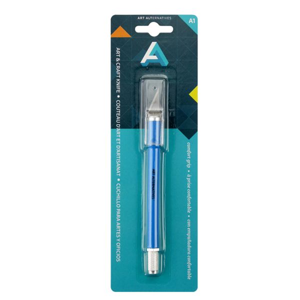 Cuchillo de aluminio A1 con agarre cómodo para trabajos livianos