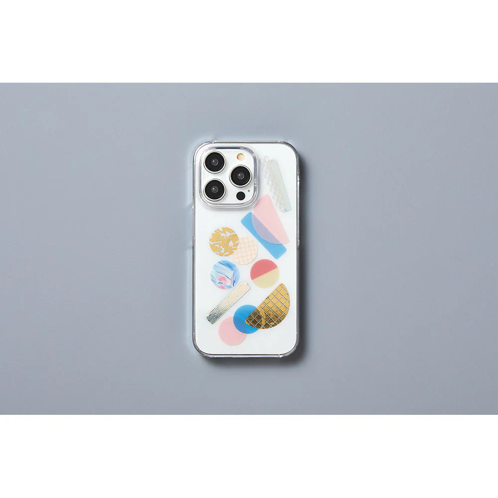 King Jim Coffret Cosmetic Motif Film Stickers Oval Horizon Blue
