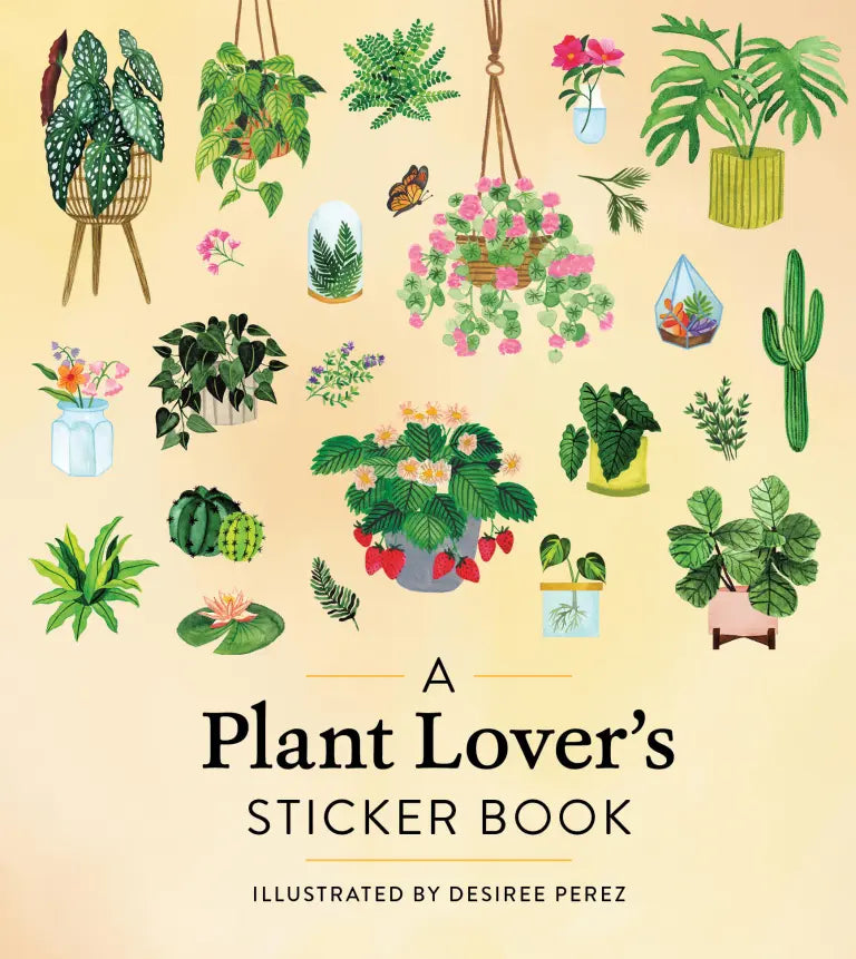 A collection of 675+ beautifully illustrated stickers for every plant enthusiast.
Immerse yourself in the world of plants with this stunning collection of hand-painted stickers, each one a loving ode to the greenery all around us. Potted houseplants add coziness to a sunny windowsill; prickly cacti adorn a warm desert landscape; ladybugs and tulips hide among an inviting garden oasis; tiny terraria perch on a wooden shelf; and much more.
Every sticker is a small work of art, meant to inspire creativity an