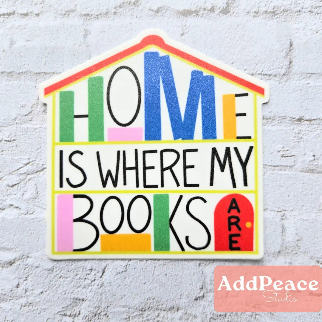 AddPeace Studio - Home Is Where My Books Are Vinyl Sticker
A colorful waterproof vinyl sticker for readers, introverts, and book lovers. Perfect for laptops, journals, and water bottles, because home isn’t a place. It’s a stack of well-loved books. This simple, heartfelt design celebrates the deep comfort of being surrounded by stories. A gentle statement piece for readers who find belonging, rest, and joy wherever their books live. Illustrated by a real human and made to feel familiar in the best way.
De