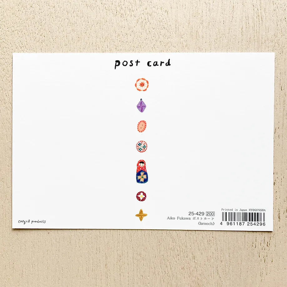 The gold foil stamping on the entire postcard shines brightly.
Full color printing is also applied to the back side.
It is also recommended to accompany gifts to loved ones or display them as an interior decoration in your room.
4 in x 6 in
Includes 1 post card
