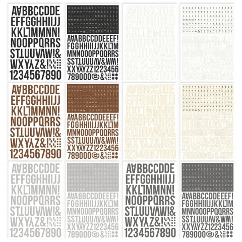 Basics Alpha Sticker Book