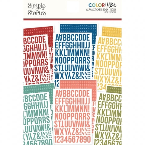 Bolds Alpha Sticker Book