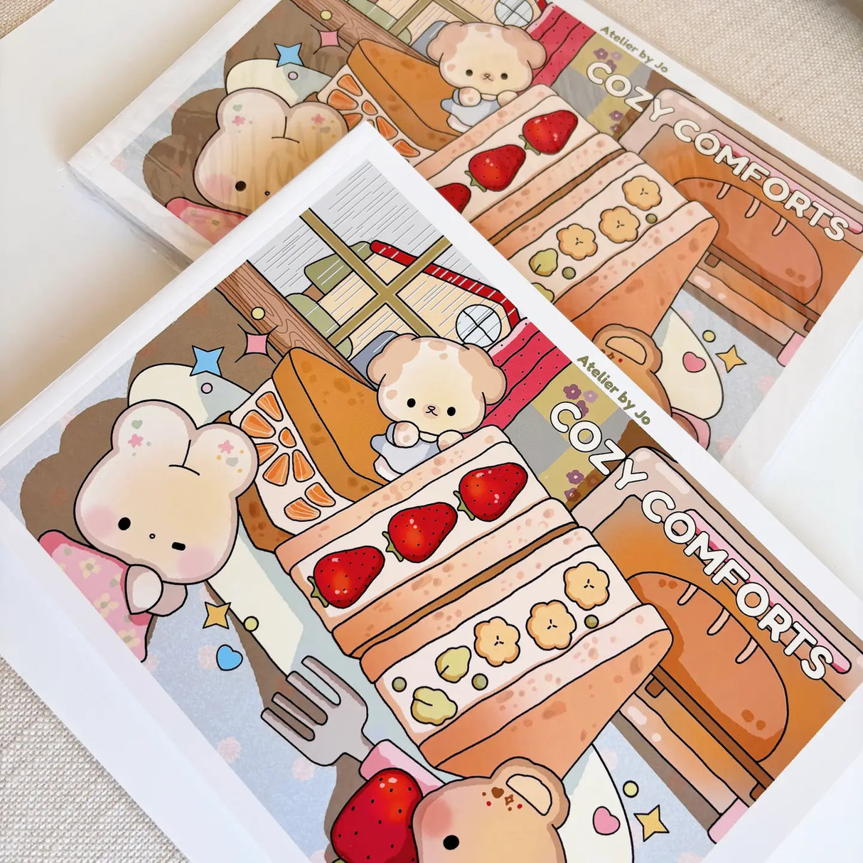 Atelier by Jo Coloring Book Vol. 1 - Cozy Comforts
Unwind and indulge in creativity with the Cozy Comforts Coloring Book – Volume 1 Revamp!
This beautifully refreshed edition features 30 original, full-page illustrations that celebrate the little things that make us feel warm, safe, and happy. Whether you’re curling up on a quiet afternoon or looking for a mindful break in your day, these cozy scenes invite you to relax, reflect, and color at your own pace.
˚ʚ♡ɞ˚ What to Expect:
☆ 30 original illustrati