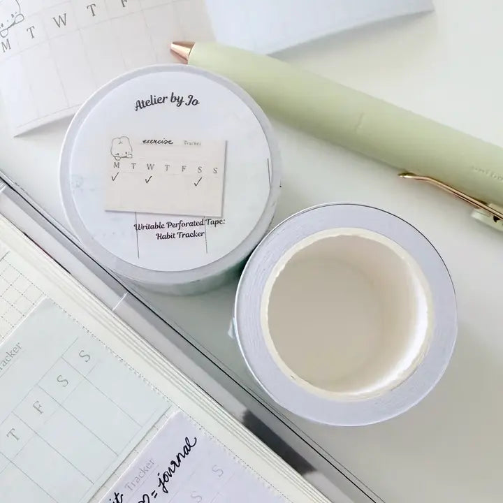 Stay organized with this minimalist Weekly Tracker Memo Tape designed for planners, journaling, and everyday productivity. Featuring a clean and functional weekly layout, this perforated memo tape is perfect for Hobonichi Weeks, planners, bullet journals, and notebooks.
The simple design makes it easy to match with any planner aesthetic while helping you keep track of tasks, habits, schedules, and weekly goals with ease.
˚ʚ♡ɞ˚ Product Specifications:
☆ Size: 40mm x 5m
☆ Perforated for easy tearing
☆ Weekl