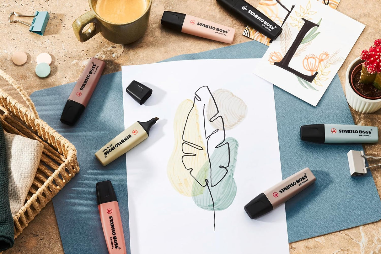 50% OFF - STABILO Highlighter NatureCOLORS - Pack of 8