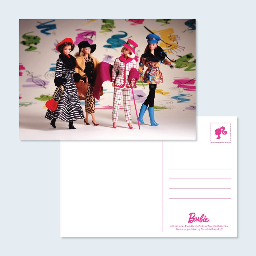Barbie Postcard Box - 100 Collectible Postcards