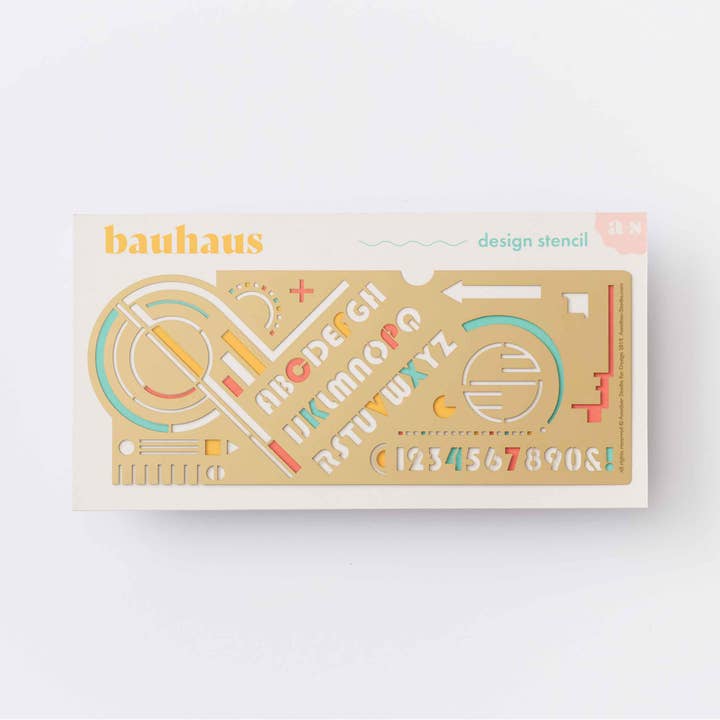 Plantilla de dibujo Bauhaus, Design & Craft