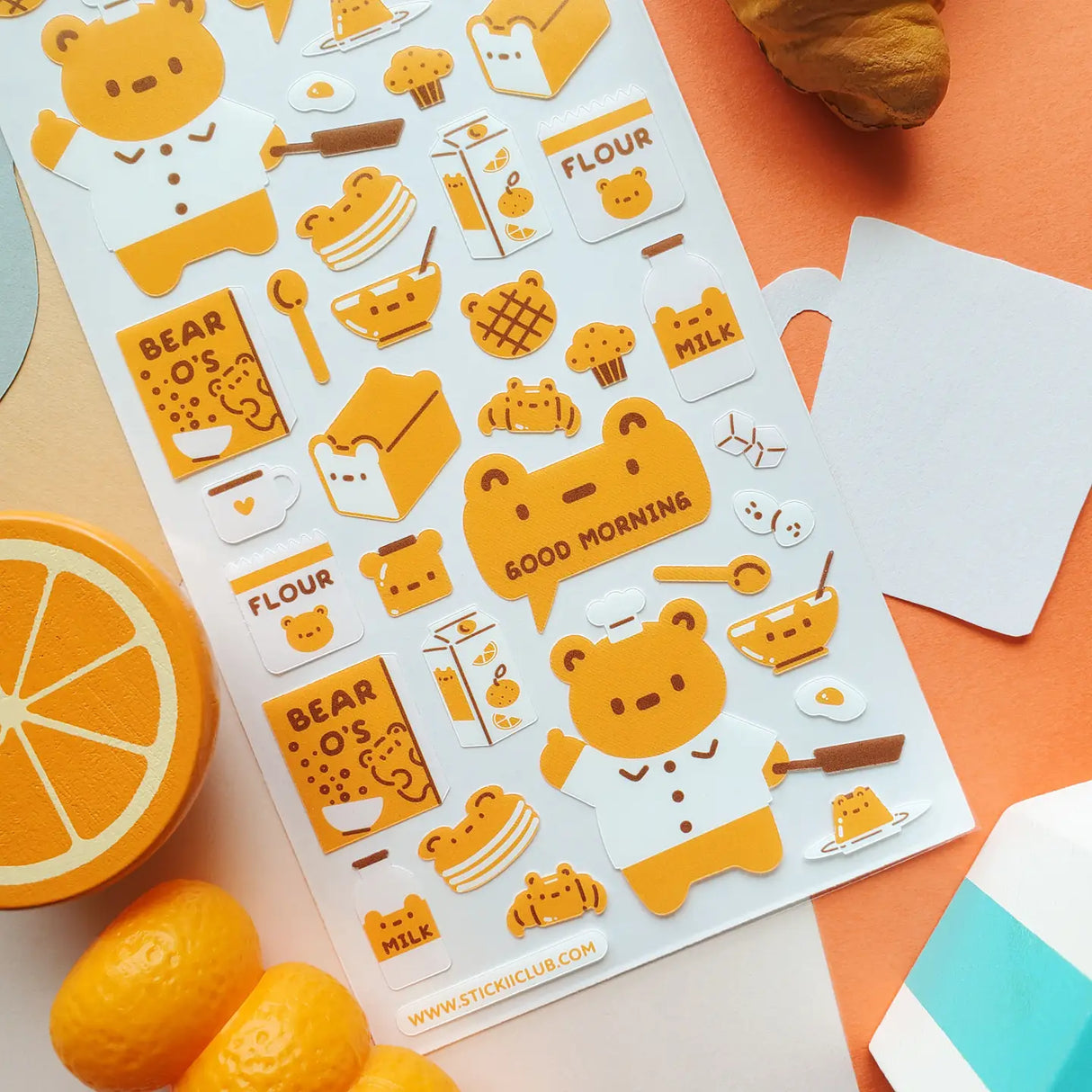 STICKII Bear-Y Good Morning Sticker Sheet