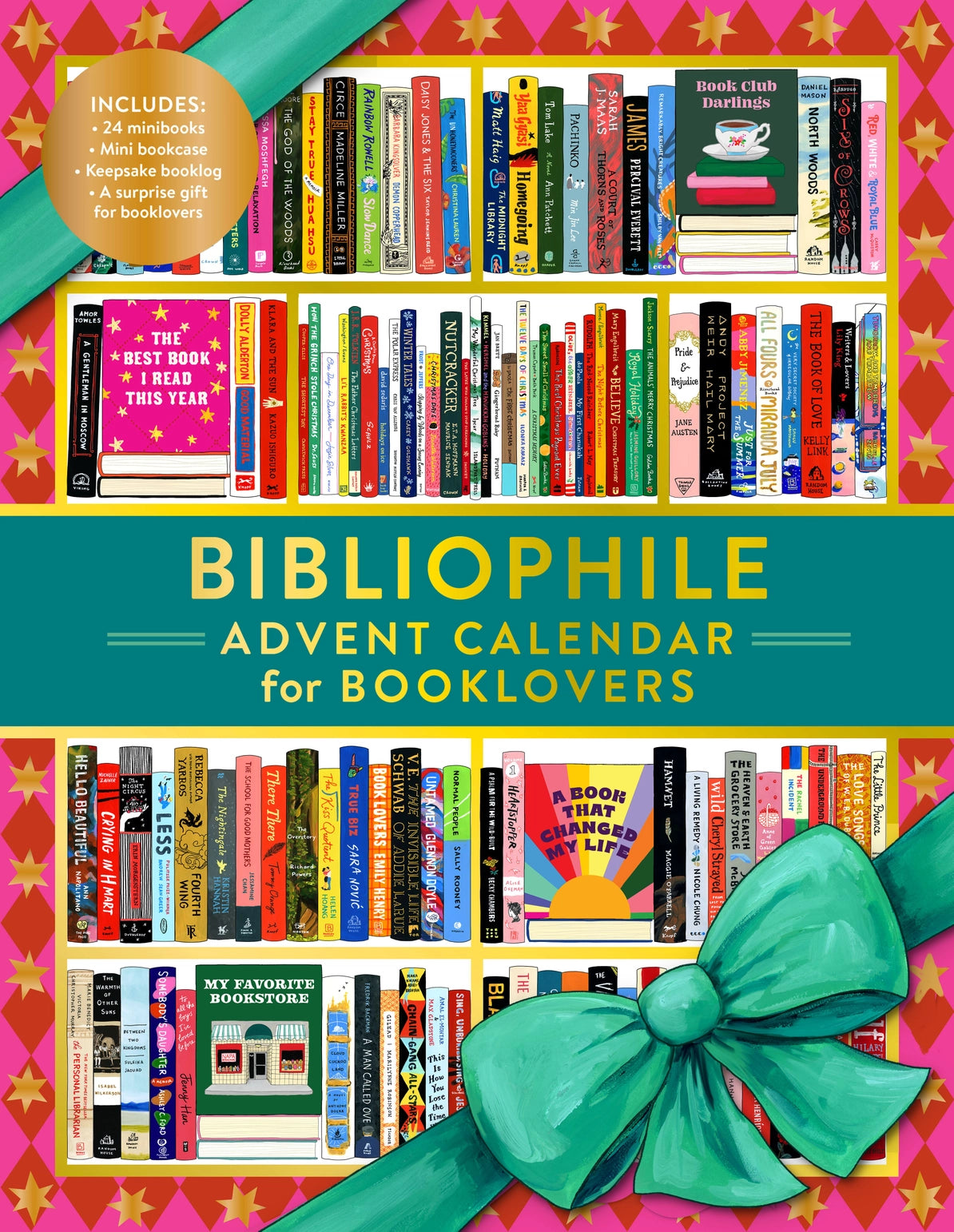 An irresistible advent calendar for booklovers based on Jane Mount’s beloved Bibliophile books and artwork.Each tiny book will delight you—filled with a question for the day or trivia made for booklovers, all accompanied by irresistible illustrations. The little library provided inside offers the perfect place to shelve the mini treasures once you have enjoyed each book’s splendor!
The Bibliophile’s Advent Calendar for Booklovers includes:
24 miniature books of prompts, trivia, and illustrations
A m