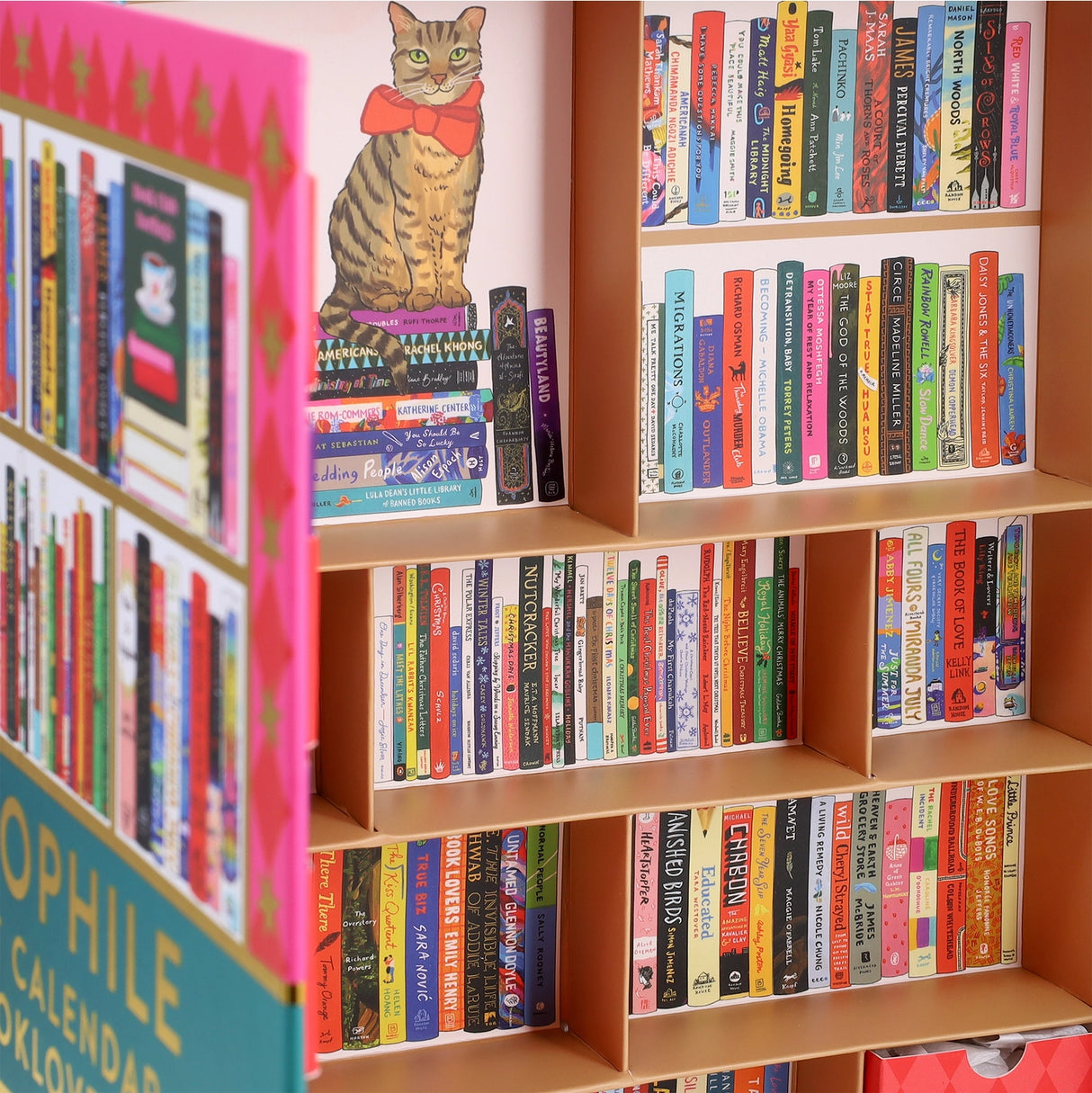 An irresistible advent calendar for booklovers based on Jane Mount’s beloved Bibliophile books and artwork.Each tiny book will delight you—filled with a question for the day or trivia made for booklovers, all accompanied by irresistible illustrations. The little library provided inside offers the perfect place to shelve the mini treasures once you have enjoyed each book’s splendor!
The Bibliophile’s Advent Calendar for Booklovers includes:
24 miniature books of prompts, trivia, and illustrations
A m