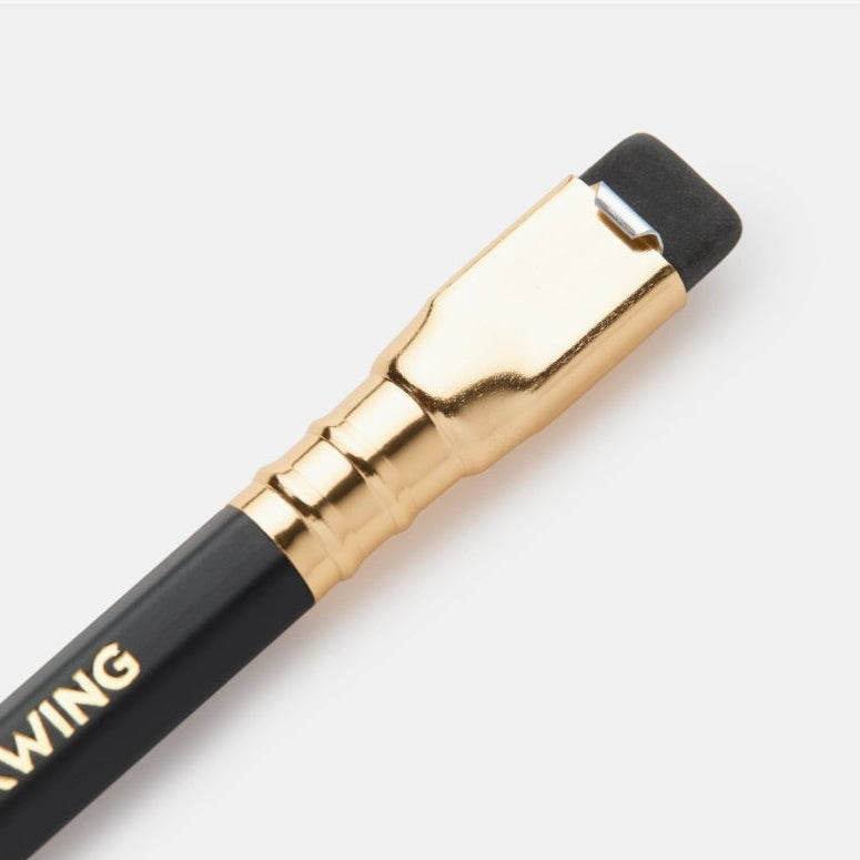 The Blackwing Matte pencil is ideal for drawing, music writing, woodworking, and anyone who prefers a soft, dark line. The Blackwing Matte contains the same soft graphite formulation as the since renamed "Blackwing Palomino."This graphite pencil glides effortlessly for bold shading and smooth writing. Available in Black, Green, and Red.
Blackwing Matte pencils come in a 12-pack gift box that doubles as a pencil cup. Features a Graphite Identification Stamp indicating its "SOFT" graphite core.
All Blackwin