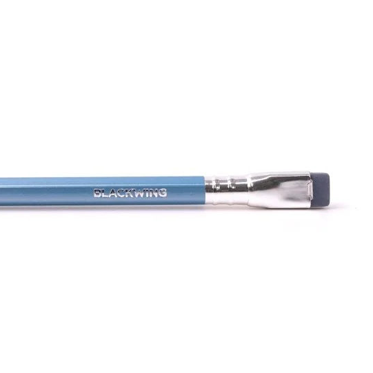 A favorite of calligraphers and illustrators, the Blackwing Pearl pencil includes a balanced and smooth graphite core that is softer than the graphite found in the Blackwing 602 but firmer than the graphite found in the Blackwing Matte. Perfect for daily writing, journaling, and sketching. Each pencil features a pearlescent white, pink, or blue finish, our iconic square Blackwing ferrule, and a replaceable eraser.
Blackwing Pearl pencils come in a 12-pack gift box that doubles as a pencil cup. 
