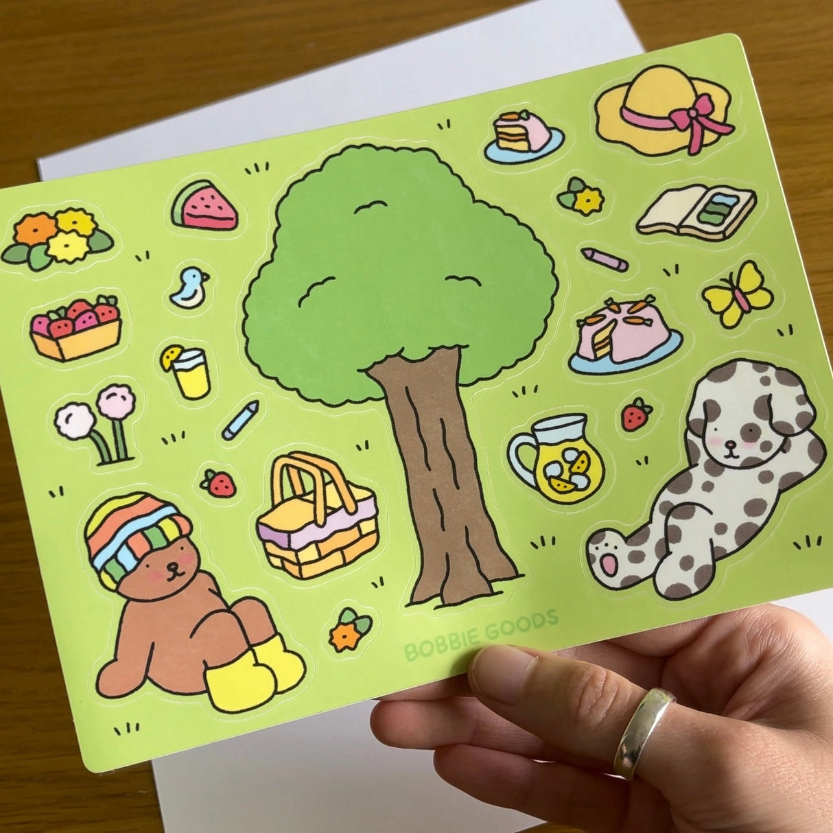Bobbie Goods Sticker Sheet - Picnic
22 stickers total
Sheet is 5" x 7"
Glossy finish