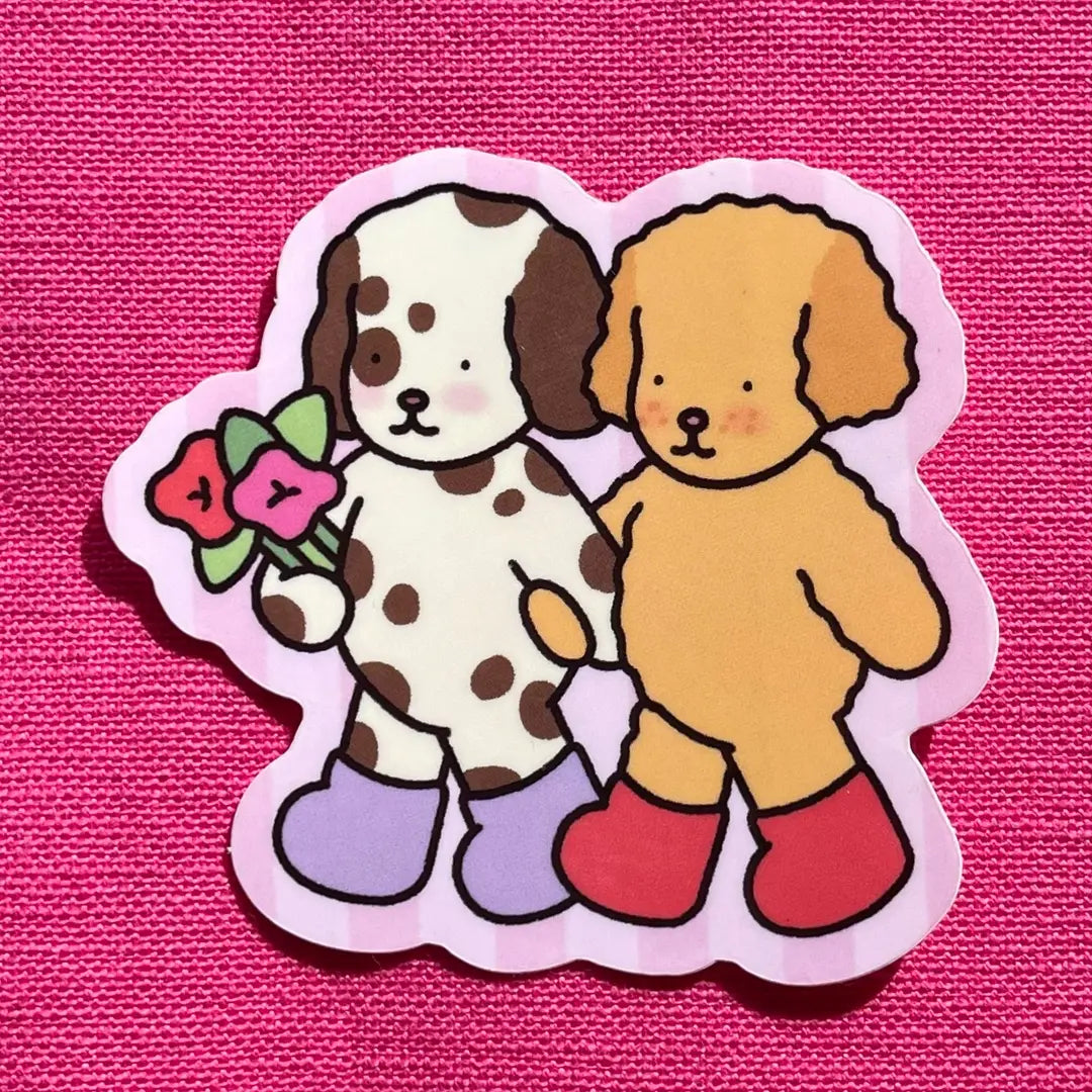 Bobbie Goods Vinyl Sticker - Hold My Hand
1 vinyl sticker
Weatherproof
Gloss finish
Approx. 3 x 3"